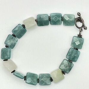 Jade Bracelet | Flat Beads | Comfortable